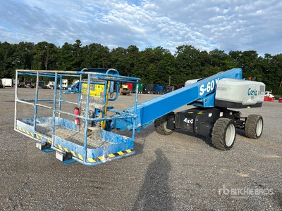 2015 Genie S-60X 4WD Diesel Telescopic Boom Lift
