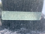 Second Serial Number/VIN Photo