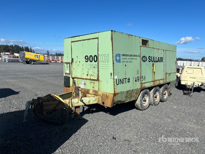 1999 Sullair 900XH 900 cfm Mobile Air Compressor (Inoperable)