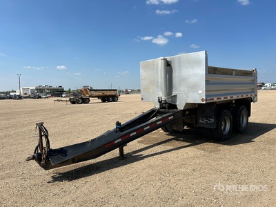 1998 Mccoy 14 ft T/A Pup End Dump Trailer