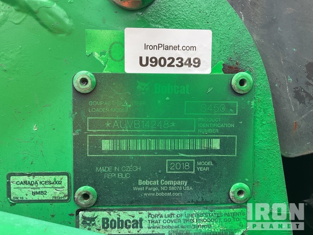 MINI CARGADOR SOBRE RUEDAS 2019 BOBCAT S450