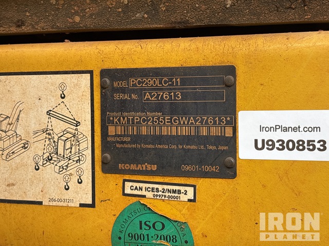 EXCAVADORA 2017 KOMATSU PC290LC11