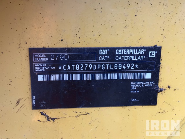 MINI CARGADOR SOBRE RUEDAS 2014 CATERPILLAR 279D