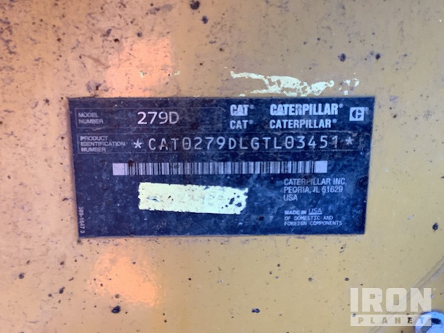 MINI CARGADOR SOBRE ORUGAS 2016 CATERPILLAR 279D