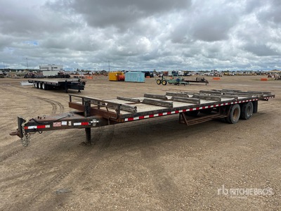 2011 30 ft T/A Flatbed Trailer