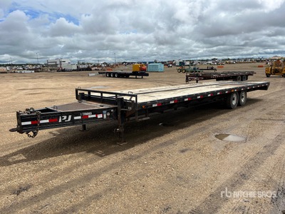 2015 PJ 30 ft T/A Flatbed Trailer