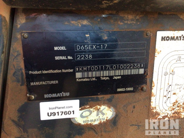 TOPADOR FRONTAL 2015 KOMATSU D65EX17