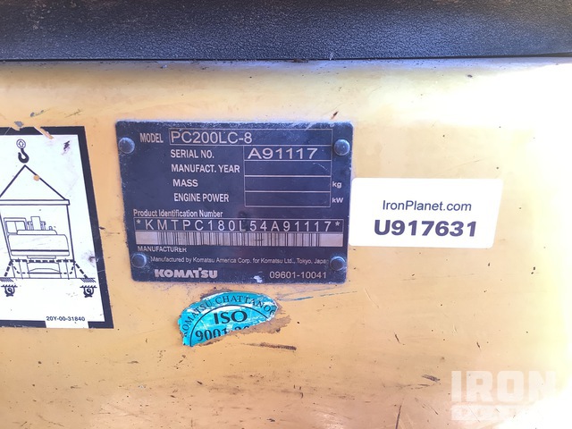 EXCAVADORA 2012 KOMATSU PC200LC8