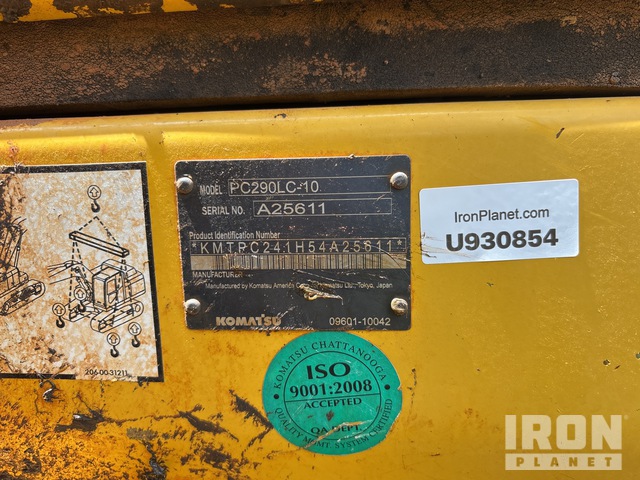 EXCAVADORA 2014 KOMATSU PC290LC10