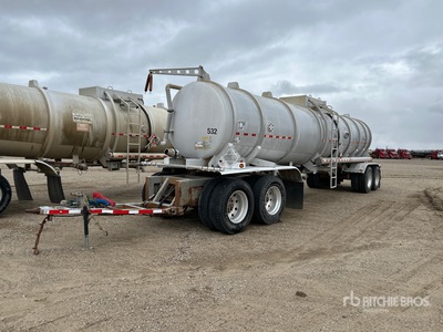 2013 Dragon 407 7400 gal Quad/A Pup Tanker Trailer