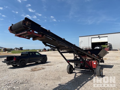 24 in x 30 ft Portable Stacking Conveyor