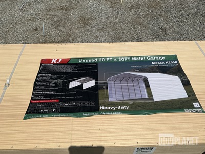 KJ K2030 Metal Garage - Unused