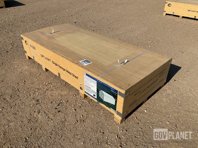 KJ K1220 Single Garage Metal Shed - Unused