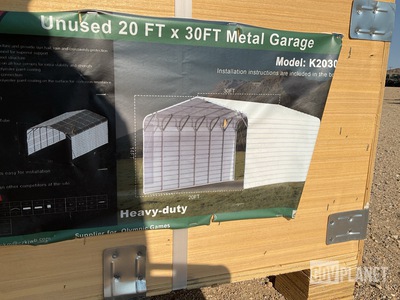 KJ K2030 Metal Garage - Unused