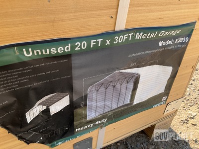 KJ K2030 Metal Garage - Unused