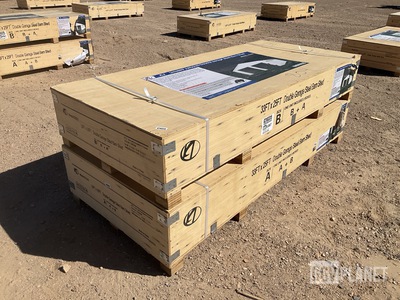 KJ K3325 Double Garage Steel Barn Shed - Unused