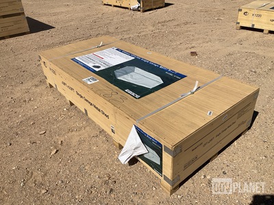 KJ K1220 Single Garage Metal Shed - Unused