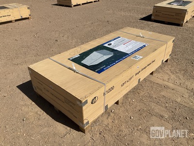 KJ K1220 Single Garage Metal Shed - Unused