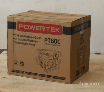 Quantity of (2) 2024 Powertek PT80C Water Pump (Unused)