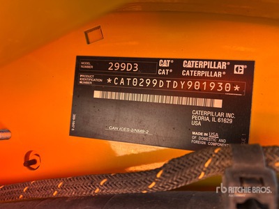 2020 Cat 299D3 Two-Speed Oruga cargadora compacta