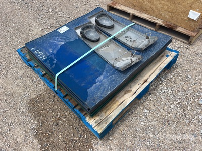 Quantity of (8) Sika Slate Concrete Stamps 36 in x 36 in Slate