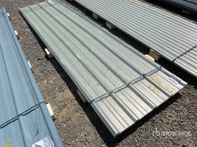 Quantity of (20) Clear Corrugated Polycarbonate Roof Panel (Unused)