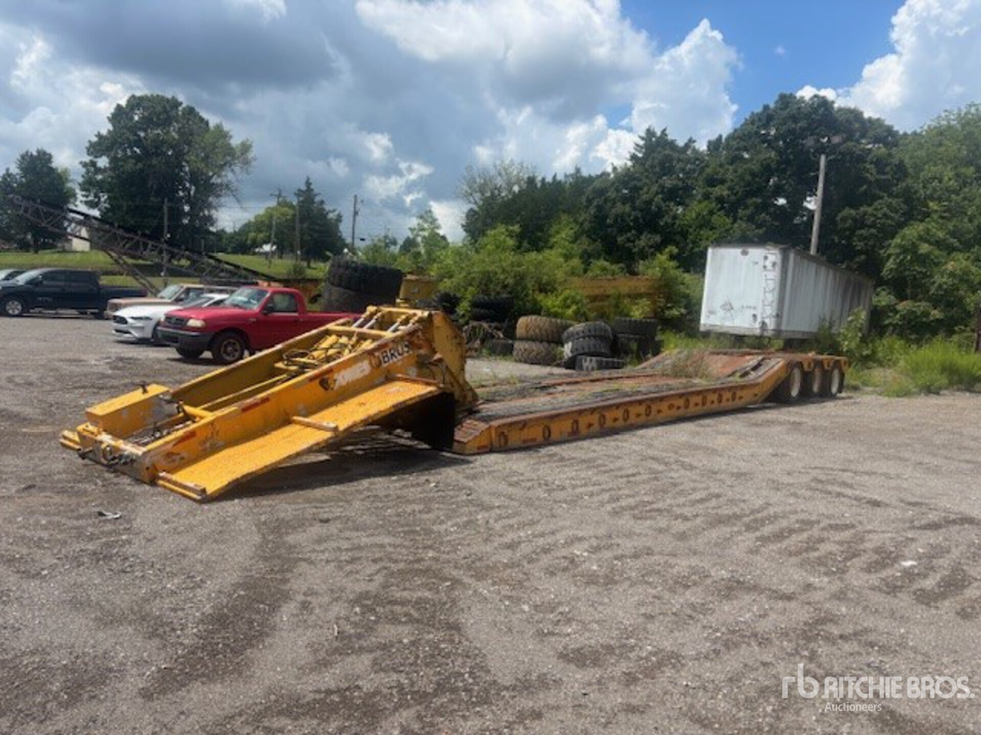 1999 Talbert T4 Quad/A Lowboy Trailer