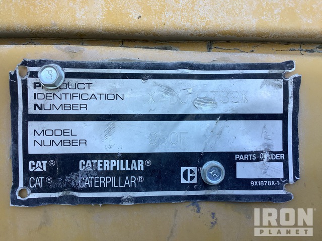 CARGADOR FRONTAL 1998 CATERPILLAR 950FSERIESII