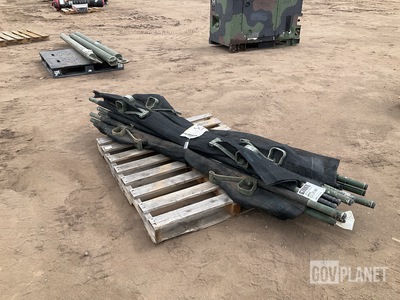 (6) Rigid Pole Folding Litters
