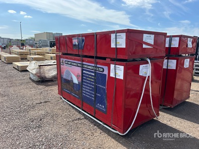 2025 SELA C4040DT 40 ft × 40 ft Double Truss Container Shelter (Unused)