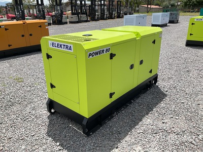 2025 Elektra EL80 100 kVA Skid-Mounted Planta de Luz (Sin Usar) / Generador    (Unused)