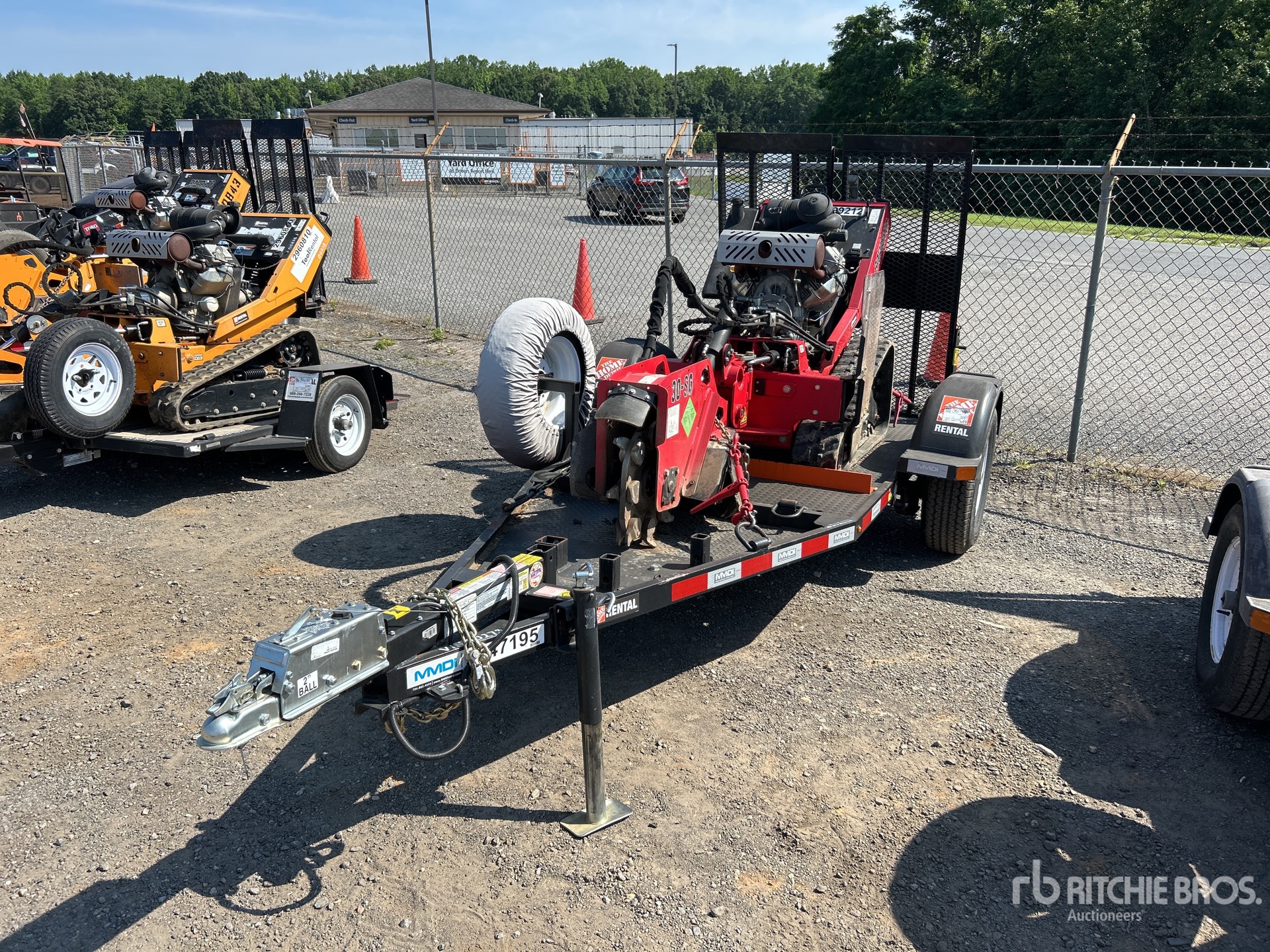 2022 MMDI 10 ft S/A Equipment Trailer