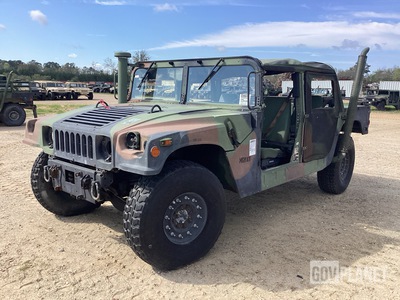 2003 AM General M1123 HMMWV 4 Door Soft Top w/Truck Body
