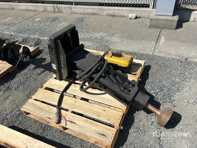 2025 GIYI GY-D45 Mini Skid Steer Post Driver (Unused)