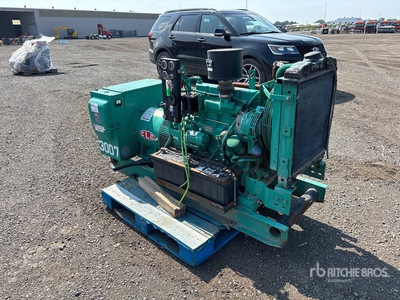 Leroy Somer LSA44M1 40 kW Skid-Mounted Generator