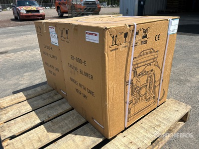 Quantity of (2) 2024 Powertek EB-800-E منفاخ اوراق الاشجار (Unused)