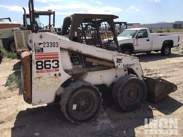 MINI CARGADOR SOBRE RUEDAS 1999 BOBCAT 863
