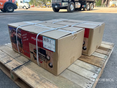 Quantity of (2) 2024 Powertek WW13000 13000 lb Winch (Unused)