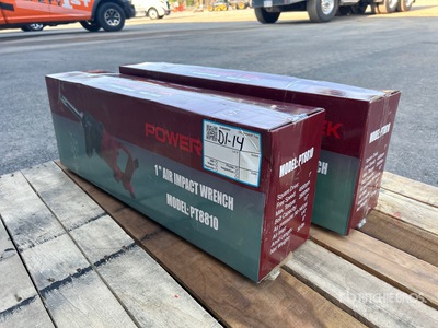 Quantity of (2) 2024 Powertek PT8810 Pneumatic Impact Wrench (Unused)