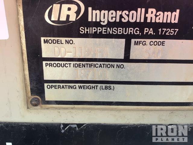 COMPACTADOR 2006 INGERSOLL RAND DD118HFA