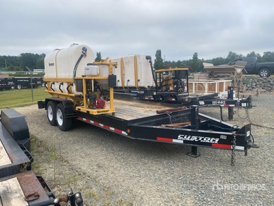 2024 Lucon 8T152FCBW 15 ft T/A W/ 2023 Vermeer MX125 Mud Mixing system مقطورة معدات