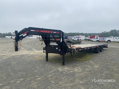 2024 Maxey 30 ft T/A Gooseneck مقطورة معدات