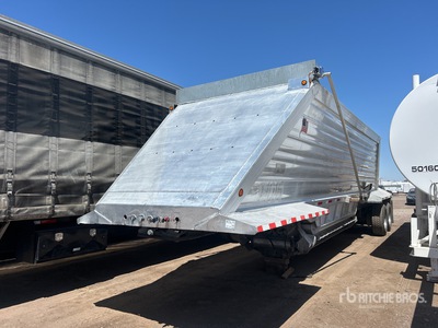 2007 Travis S/102 T/A Aluminum strooi aanhangwagen