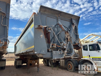 2022 Boomerang 13 m Tri/A Off-Road Triple Road Train Combination Side Dump Trailer