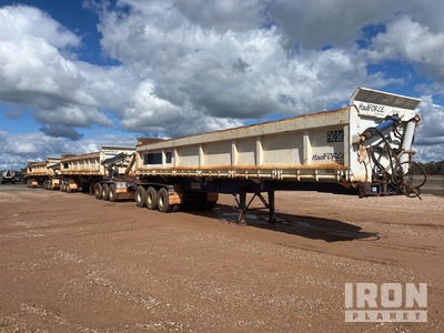 2018 Duraquip Tri/A Triple Road Train Combination Side Dump Trailer