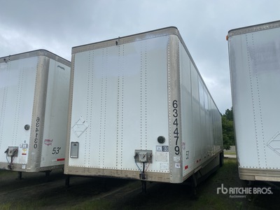 2015 Wabash DVCVHPC 53 ft x 102 in T/A Semi-remorque fourgon