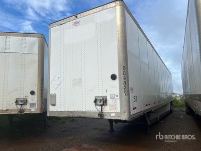 2015 Wabash 53 ft x 102 in T/A Van Trailer