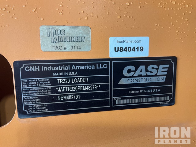 MINI CARGADOR SOBRE ORUGAS 2015 CASE TR320