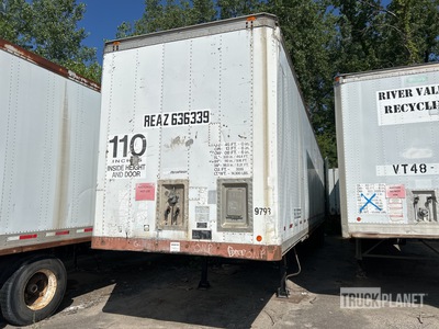1989 Dorsey SIDT-86-LS-PB 45 ft x 102 in T/A Van Trailer