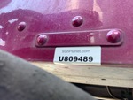 Second Serial Number/VIN Photo